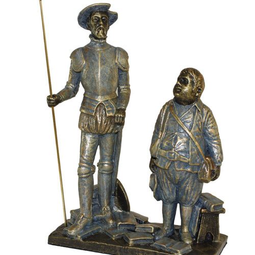 Escultura Pareja Sancho y Quijote - A. Anglada