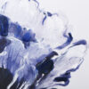 CUADRO FLORES AZUL-BLANCO 76X76
