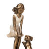 NIÑA CON PERRO 11X5X15 CM