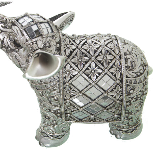 FIGURA RES ELEFANTE PLAT/ESP 17X8X23CM