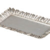 BANDEJA PLUMA PLATA 25X15X2 CM