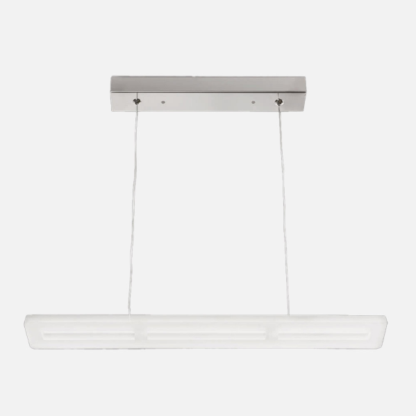 Colgante 24w 4000k Acropolis  Blanco/cromo  1920lm (regx60)