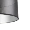 Colgante Anastasia 1xe27 Negro/negro-plata Regx40x40 Cm