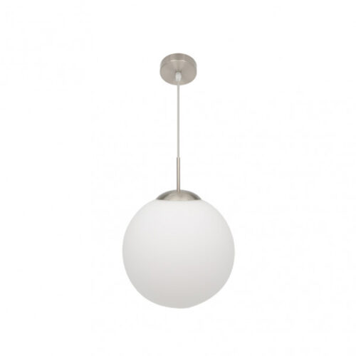Colgante Astro 1xe27 Blanco/niquel Regx30x30 Cm