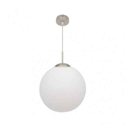 Colgante Astro 1xe27 Blanco/niquel Regx35x35 Cm