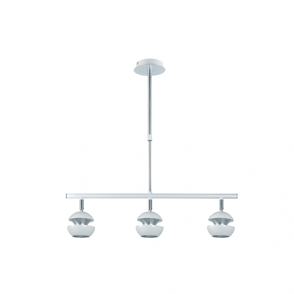 Colgante Beethoven Blanco/plata 3xgu10
