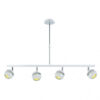 Colgante Beethoven Blanco/plata 4xgu10