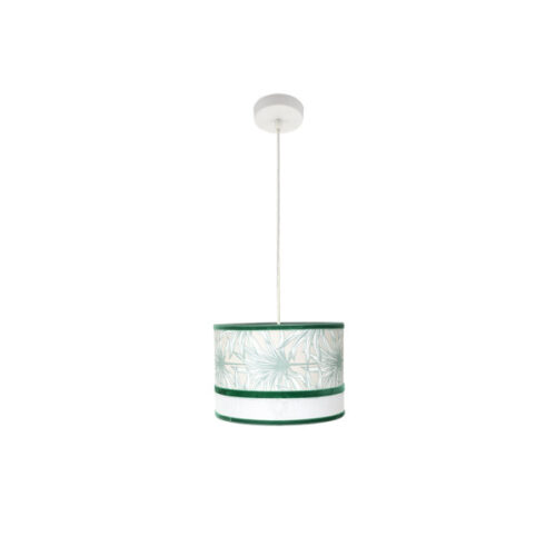 Colgante Caledonia 1xe27 Blanco/verde Regx30x30cm
