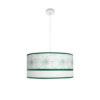 Colgante Caledonia 3xe27 Blanco/verde Regx60x60cm