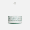 Colgante Caledonia 3xe27 Blanco/verde Regx60x60cm