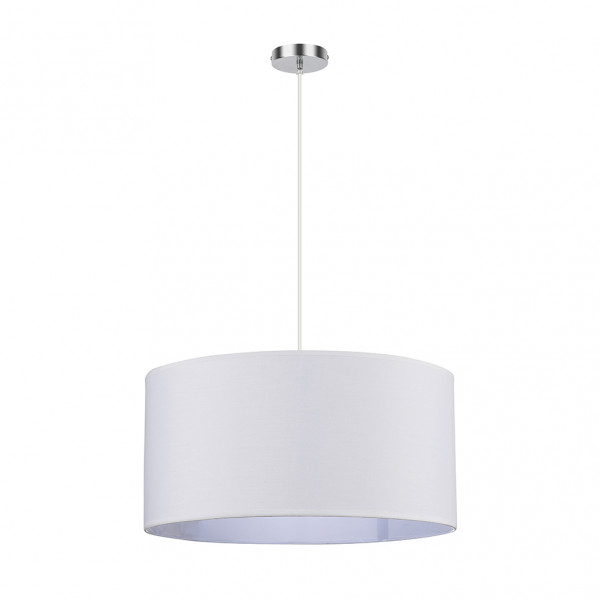 Colgante Chanza 3xe27 Cromo/blanco Regx50x50 Cm