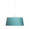 Colgante Consciencia 1xe27 Turquesa Regx40x40 Cm