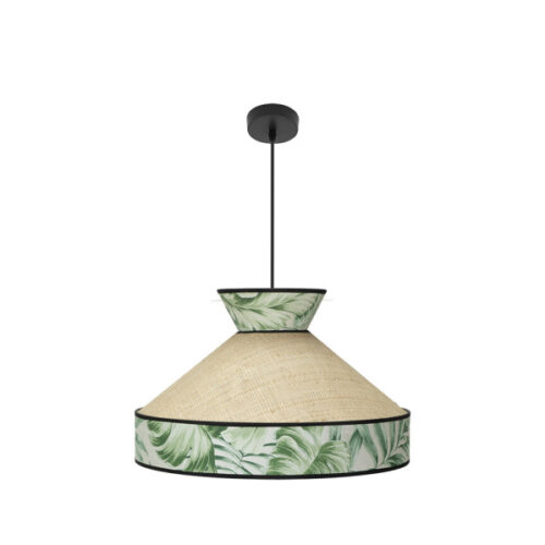 Colgante Constantinopla 1xe27 Beis/verde Regx50x50cm