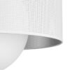 Colgante Cosmico 1xe27 Niquel/blanco-plata Regx40x40 Cm