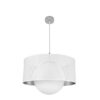 Colgante Cosmico 1xe27 Niquel/blanco-plata Regx50x50 Cm