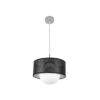 Colgante Cosmico 1xe27 Niquel/negro-plata Regx30x30 Cm