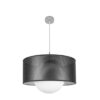 Colgante Cosmico 1xe27 Niquel/negro-plata Regx50x50 Cm
