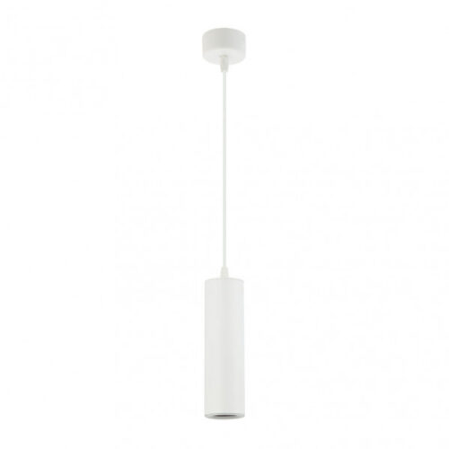 Colgante Drach 1xgu10 Blanco Regx6x6 cm