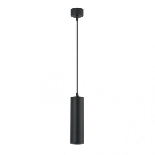 Colgante Drach 1xgu10 Negro Regx6x6 cm