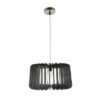 Colgante Ebano 1xe27 Madera Cafe Regx40x40 Cm