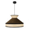 Colgante Fabrizio 1xe27 Natural/marron Regx50x50 Cm