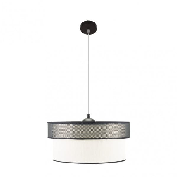 Colgante Felix Negro/blanco 1xe27 Regx50x50 Cm