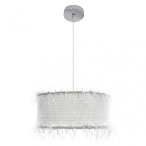 Colgante Hilos 1xe27 Blanca Regx40x40 Cm