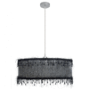 Colgante Hilos 1xe27 Negro Regx50x50 Cm