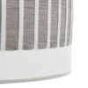 Colgante Ivanna 1xe27 Niquel/blanco-madera Gris Regx40x40 Cm