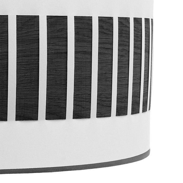 Colgante Ivanna 3xe27 Negro/blanco-madera Negra Regx60x60 Cm
