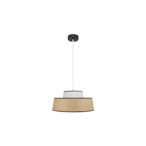 Colgante Jia 1xe27 Natural/blanco Regx40x40 cm
