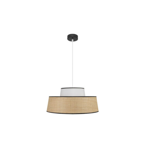 Colgante Jia 1xe27 Natural/blanco Regx50x50 cm