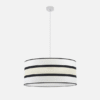 Colgante Karla 3xe27 Blanco/beis Regx60x60 Cm