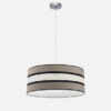 Colgante Karla 3xe27 Topo/beis Regx60x60 Cm
