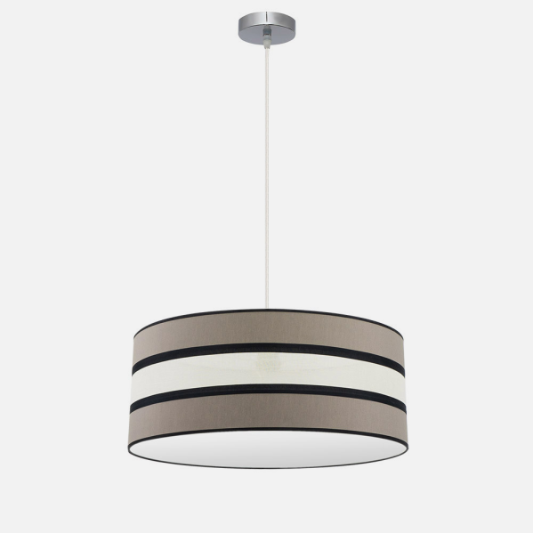 Colgante Karla 3xe27 Topo/beis Regx60x60 Cm