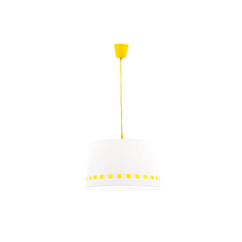 Colgante Lacito Amarillo 1xe27 Regx35d