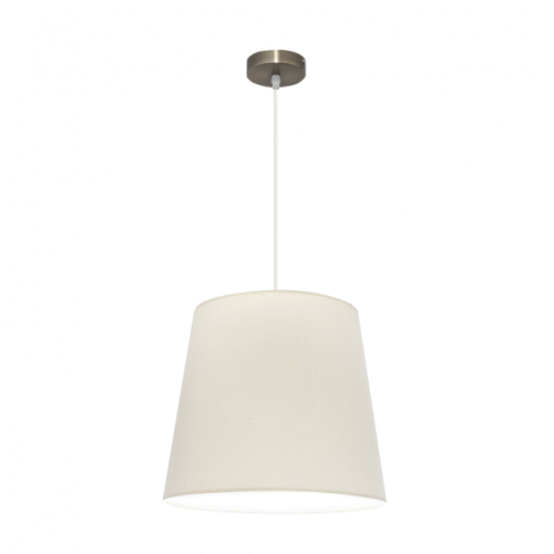 Colgante Maldivas 1xe27 Cuero/sancho Regx40x40 Cm