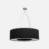 Colgante Mediano Haiti 4xe27 Cromo/Negro Regx65x65 Cm