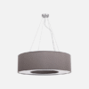 Colgante Mediano Haiti 4xe27 Cromo/Topo Regx65x65 Cm