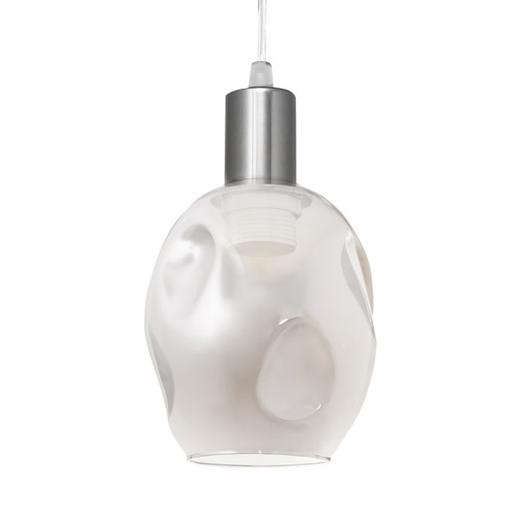 Colgante Meteoro 1xe27 Cromo/fume Regx16 5 Oquedades