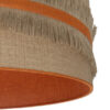 Colgante Natalia 1xe27 Niquel/saco-naranja Regx40x40 Cm