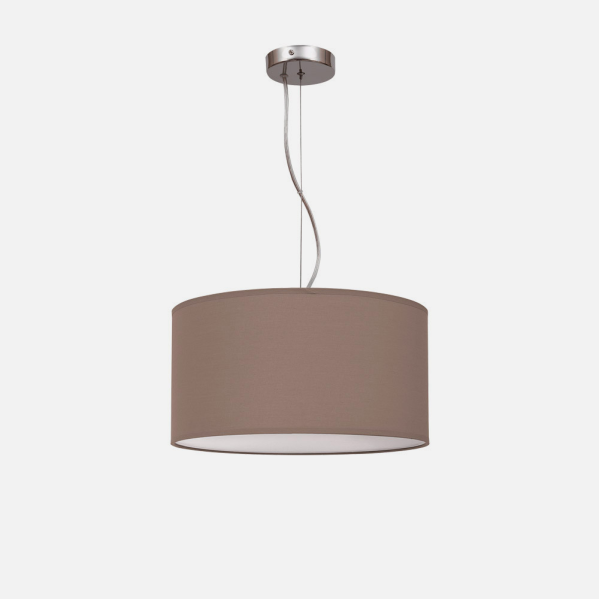 Colgante Nicole Marron Topo 2xe27 (regx40d)