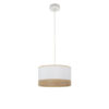 Colgante Olga 1xe27 Blanco/blanco-mad.clara Regx30x30 Cm