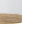 Colgante Olga 1xe27 Blanco/blanco-mad.clara Regx40x40 Cm