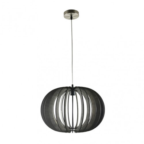 Colgante Olmo 1xe27 Madera Cafe Regx45x45 Cm