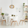 Colgante Olmo 1xe27 Madera Natural Regx45x45 Cm