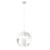 Colgante Orbe 1xe27 Blanco Regx30x30 Cm