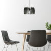 Colgante Poplar 1xe27 Madera Cafe Regx35x35 Cm