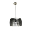 Colgante Poplar 1xe27 Madera Cafe Regx35x35 Cm
