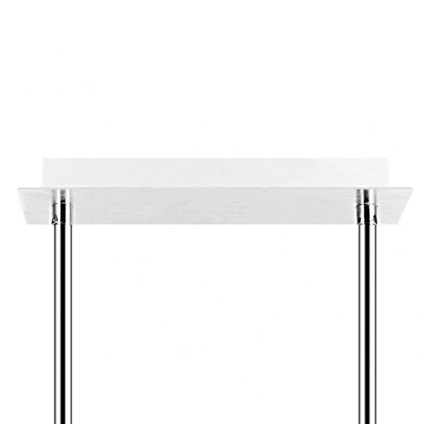Lampara Ciudad Del Cabo 4l 24w 4000k  Blanco/plata Regx85x15 Cm 1920 Lm
